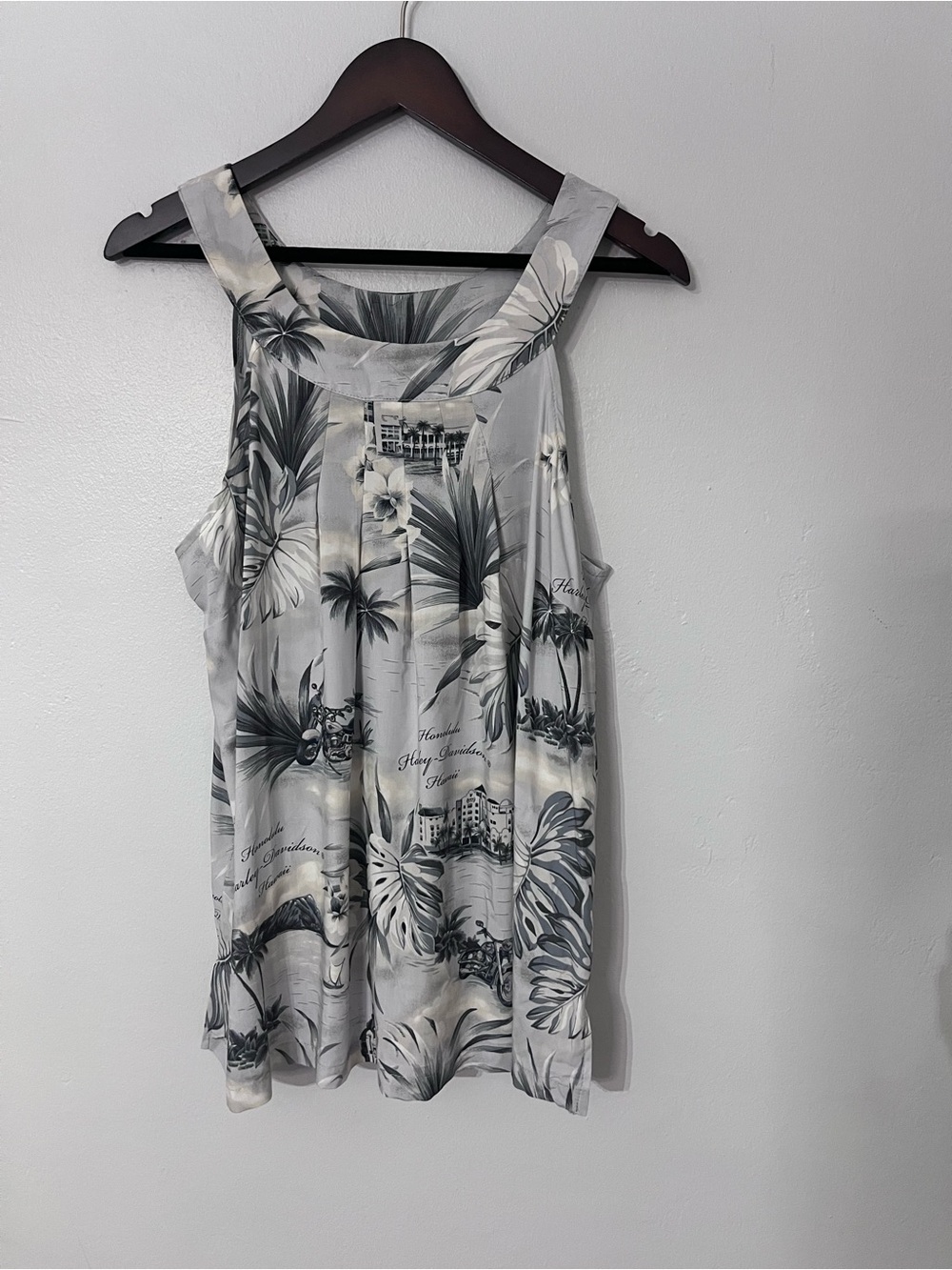 Harley Davidson Hawaii Tropical Motorcycle Top M